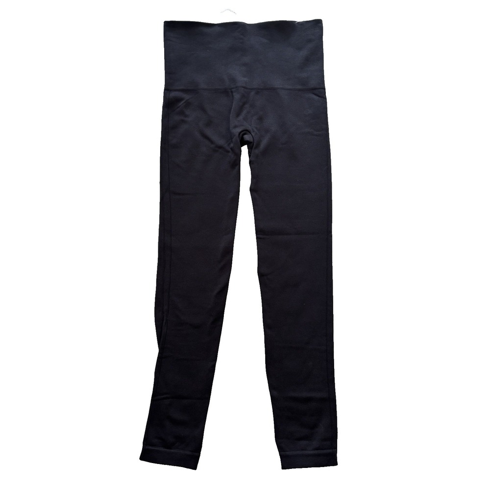 Spanx Leggings Womens Medium Black Look at Me Now Seamless Comfort Casual‎ Gym